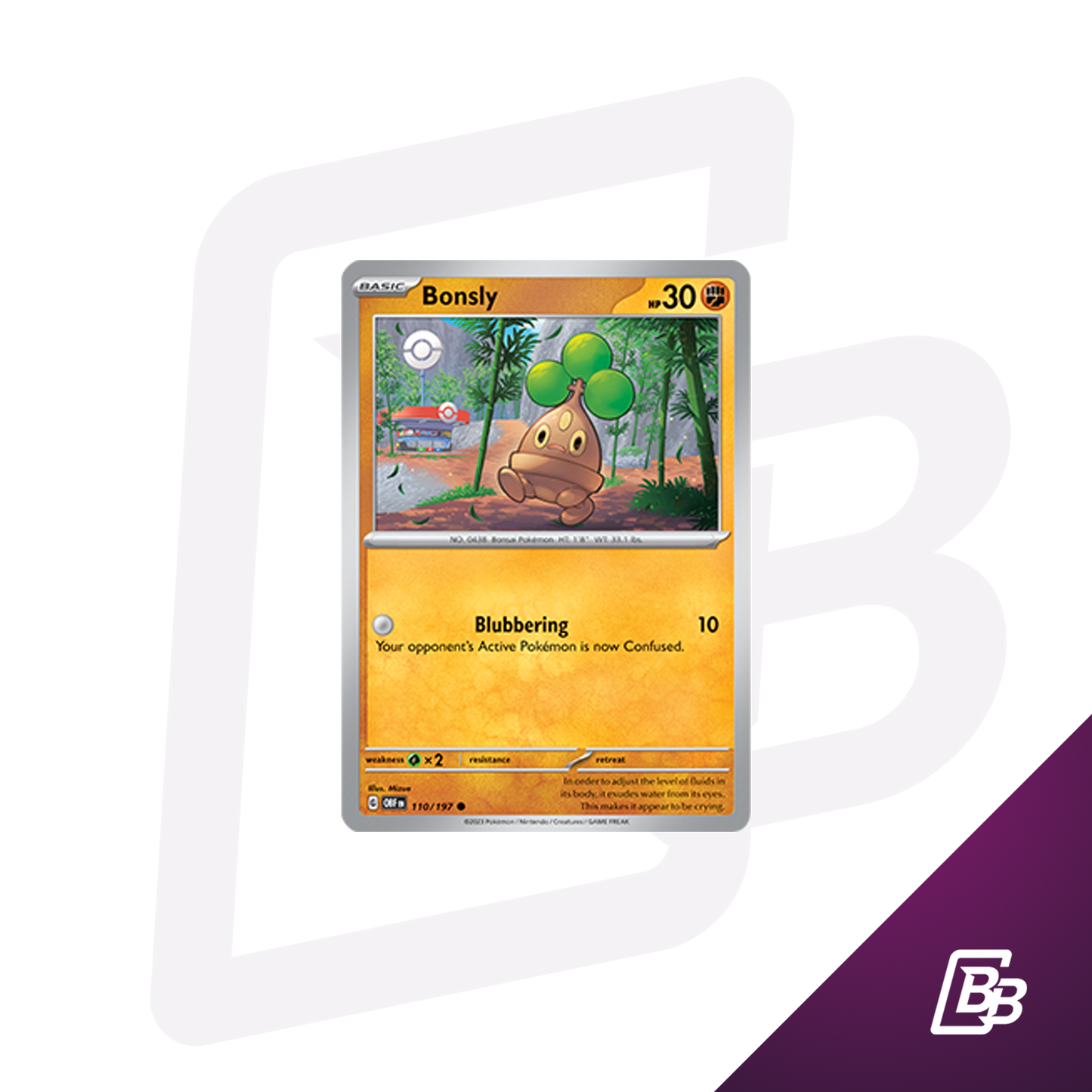 Bonsly #110 Obsidian Flames [OBF EN]