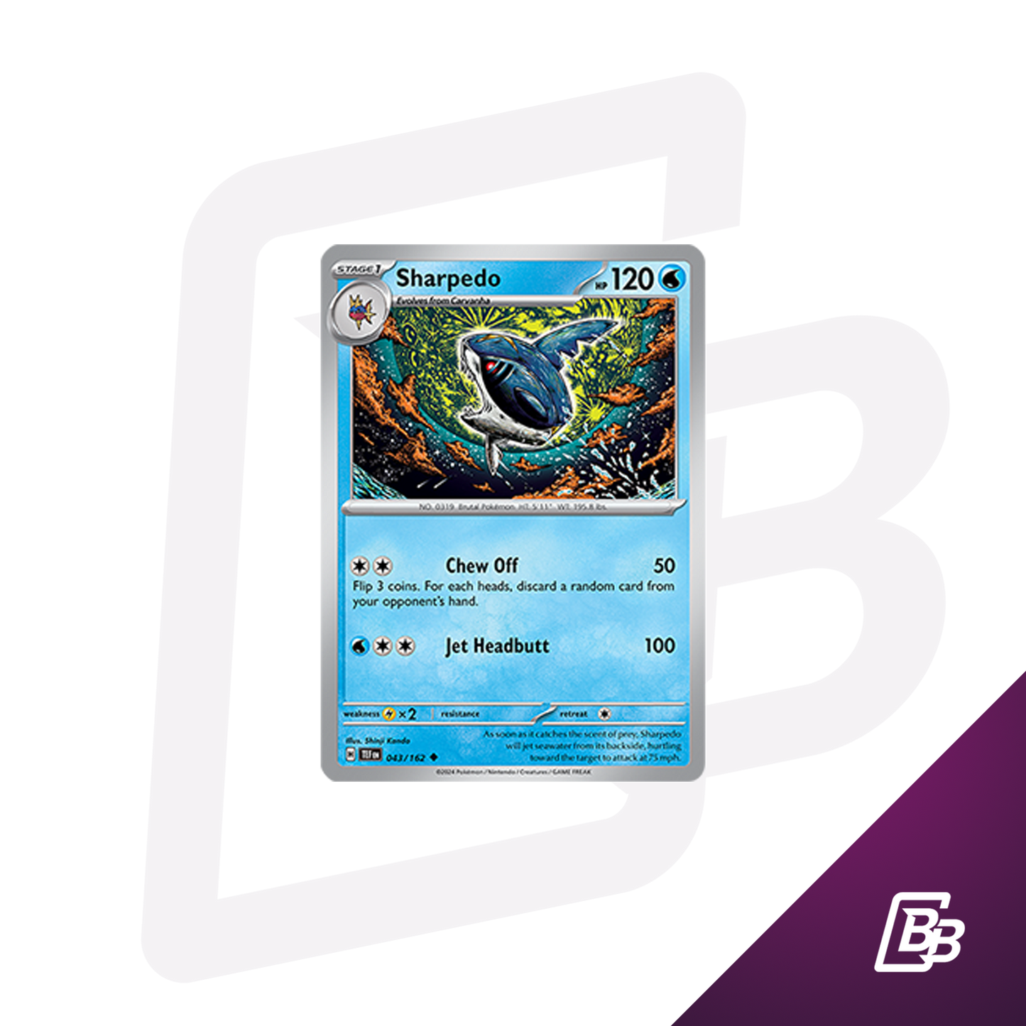 Sharpedo #043 Temporal Forces [TEF EN]