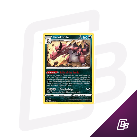 Krookodile #113 Silver Tempest [SIT]