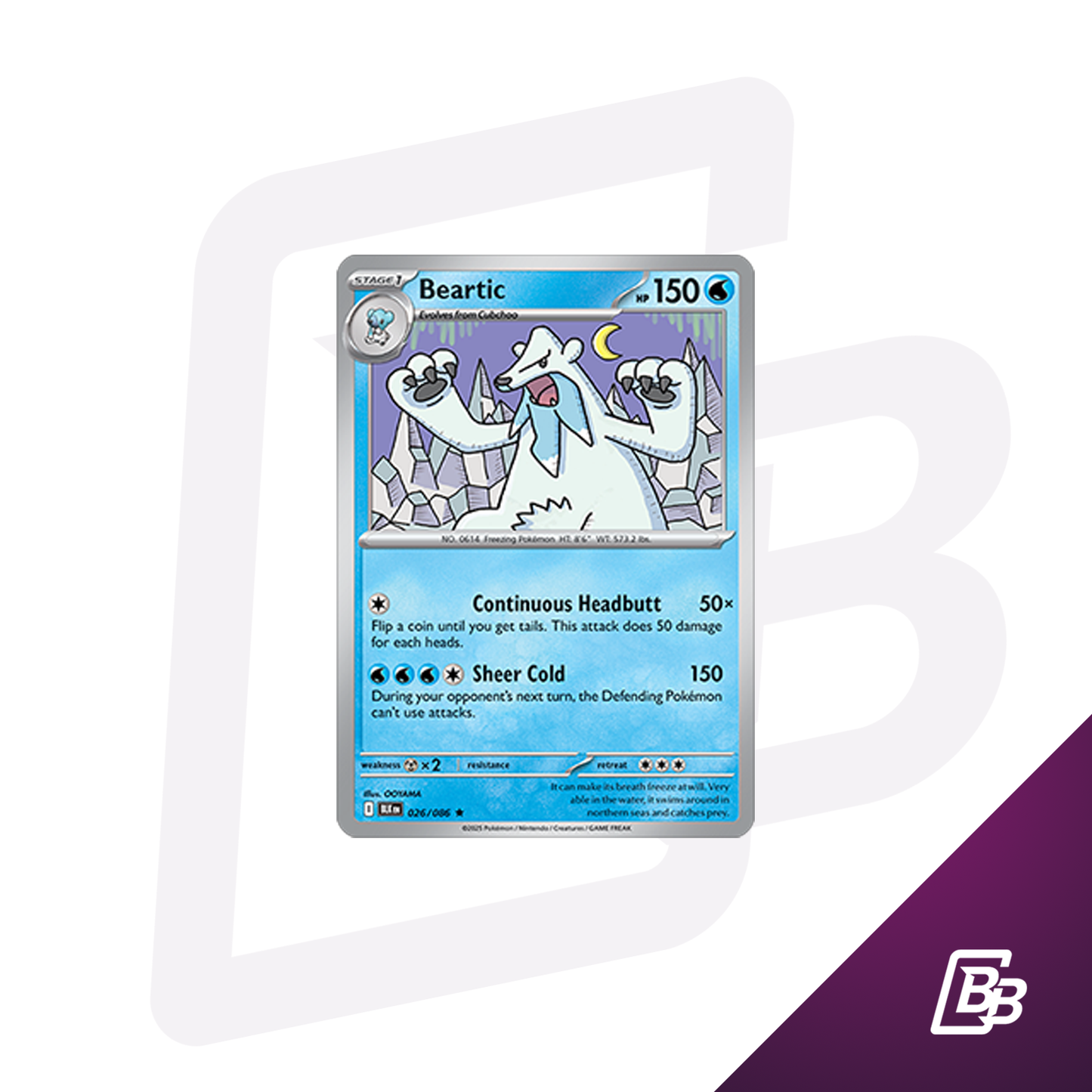 Beartic #026 Black Bolt [BLK EN]
